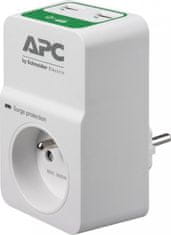 APC přepěťová ochrana Essential SurgeArrest PM1WU2-FR/ 1x zásuvka/ 2x USB