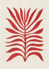 Pelcasa Red Branch / Lino Print - 21x30 cm 