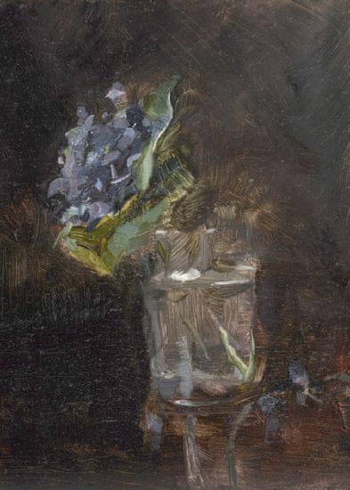 Pelcasa Bouquet Of Violets In A Vase (1882) - 30x40 cm