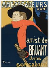 Pelcasa Ambassadeurs Aristide Bruant Dans Son Cabaret (1892) - 21x30 cm 