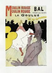 Pelcasa Affiche Pour Le Moulin Rouge La Goulue (1898 - 50x70 cm 