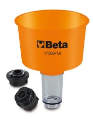 Beta Tools Jednosměrný trychtýř s rychlospojkami, 1600 ml