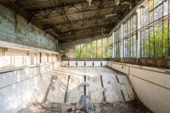 Pelcasa Swimming Pool In Chernobyl - 21x30 cm 