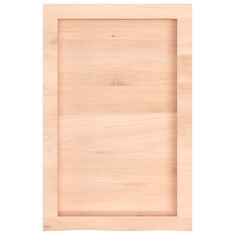 Vidaxl Koupelnová deska 40x60x(2-6) cm neošetřené masivní dřevo