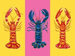 Pelcasa Lobster Langoustines Pop Art 2 - 50x70 cm 