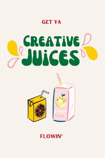 Pelcasa Creative Juices Print - 50x70 cm