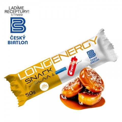 Penco Energetická tyčinka LONG ENERGY SNACK 50g Slaný karamel