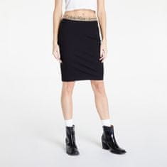 Calvin Klein Sukně Jeans Milano Jersey Logo Tape Pencil Skirt Ck Black XS XS Černá