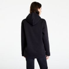 Calvin Klein Jeans Mikina Woven Label Oversized Hoodie Black M M Černá