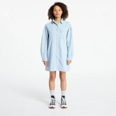 Levis Šaty Rhea Shirt Dress Blue S S Modrá