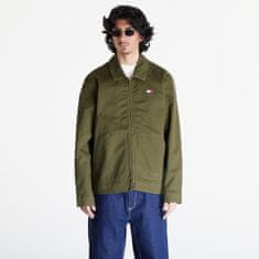 Tommy Hilfiger Bunda Tommy Jeans Regular Cotton Jacket Drab Olive Green L Zelená