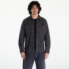 Levis Košile Barstow Western Standard Fit Shirt Black Washed S S Černá