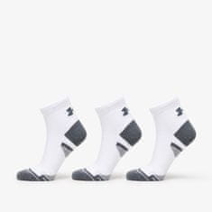 Under Armour Ponožky Performance Cotton 3-Pack QTR Socks White XL Bílá