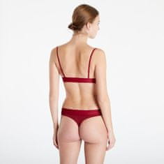 Calvin Klein Podprsenka Monolith Cotton Unlined Bralette Red Carpet XS XS Červená