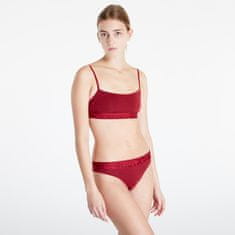 Calvin Klein Podprsenka Monolith Cotton Unlined Bralette Red Carpet XS XS Červená