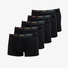 Hugo Boss Boxerky Cottontretch Boxer 5-Pack Rainbow L Černá