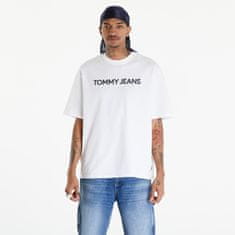 Tommy Hilfiger Tričko Tommy Jeans Logo Oversized Fit T-Shirt White S S Bílá