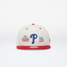 New Era Kšiltovka Philadelphia Phillies 59FIFTY Fitted Cap Chrome White 7 1/2 Béžová