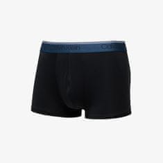 Calvin Klein Boxerky Microfibertretch Low Rise Trunk 3-Pack Black XL Černá