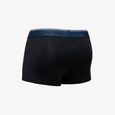 Calvin Klein Boxerky Microfibertretch Low Rise Trunk 3-Pack Black XL Černá