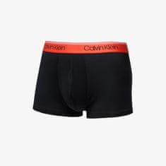 Calvin Klein Boxerky Microfibertretch Low Rise Trunk 3-Pack Black XL Černá