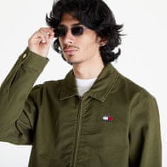 Tommy Hilfiger Bunda Tommy Jeans Regular Cotton Jacket Drab Olive Green L Zelená