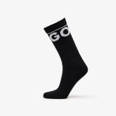 Hugo Boss Ponožky Iconic Socks 2-Pack Black 43-46 Černá