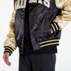New Era Bomber New Orleans Saints NFL Satin Bomber Jacket UNISEX Black/ Vegas Gold S Černá