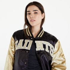 New Era Bomber New Orleans Saints NFL Satin Bomber Jacket UNISEX Black/ Vegas Gold S Černá