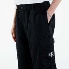 Calvin Klein Kalhoty Jeanstraight Cargo Pant CK Black L Černá