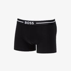 Hugo Boss Boxerky Bold Design Trunk 3-Pack Black/ White/ Beige L Černá