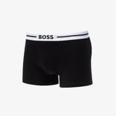 Hugo Boss Boxerky Bold Design Trunk 3-Pack Black/ White/ Beige L Černá