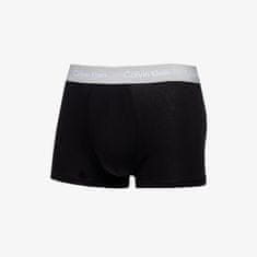 Calvin Klein Boxerky Cottontretch Classic Fit Low Rise Trunk 3-Pack Black XL Černá