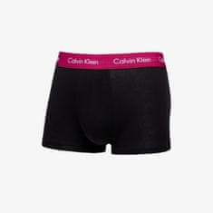 Calvin Klein Boxerky Cottontretch Classic Fit Low Rise Trunk 3-Pack Black XL Černá