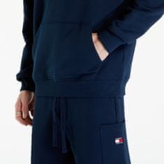 Tommy Hilfiger Mikina Tommy Jeans Regular Badge Hoodie Dark Night Navy XL Modrá