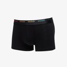 Hugo Boss Boxerky Cottontretch Boxer 5-Pack Rainbow L Černá