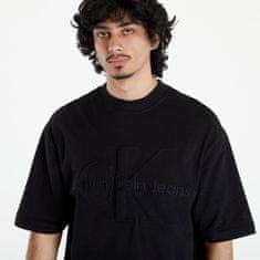 Calvin Klein Tričko Jeans Premium Monologo Tee Black S S Černá