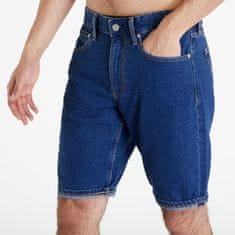 Calvin Klein Šortky Jeans Regular Shorts Denim Dark L/33 Modrá