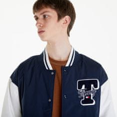 Tommy Hilfiger Bunda Tommy Jeans Colorblock Varsity Jacket Blue L Modrá