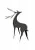 Stylized Retro Deer (Grey) - 21x30 cm 