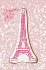 Pelcasa Eiffel Tower Iced Gingerbread Cookie - 30x40 cm 