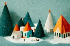 Pelcasa Cute Paper Village - 70x100 cm 