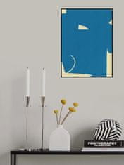 Pelcasa Large Abstract Cut Out In Blue - 30x40 cm 