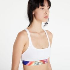Calvin Klein Podprsenka Organic Cotton Bralette Pride White S S Bílá