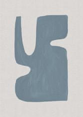 Pelcasa Mid Century Blue I - 21x30 cm 