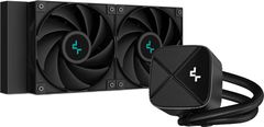 DEEPCOOL vodní chladič LS520S Zero Dark / 2x120 mm fan / Intel i AMD / komplet černý