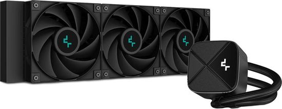 DEEPCOOL vodní chladič LS720S Zero Dark / 3x120 mm fan / Intel i AMD / komplet černý