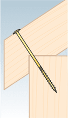 DOMAX CT 10220 tesařský vrut s talířovou hlavou 10x220 - balení 50ks