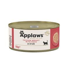 Applaws konzerva Cat Kuřecí prsa s kachnou 156g