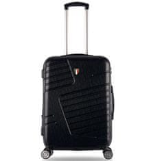 Kabinové zavazadlo TUCCI Boschetti T-0278/3-S ABS - černá